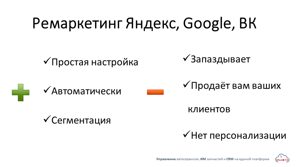 Ремаркетинг Яндекс Google ВК простая настройка сегментация  в Домодедово